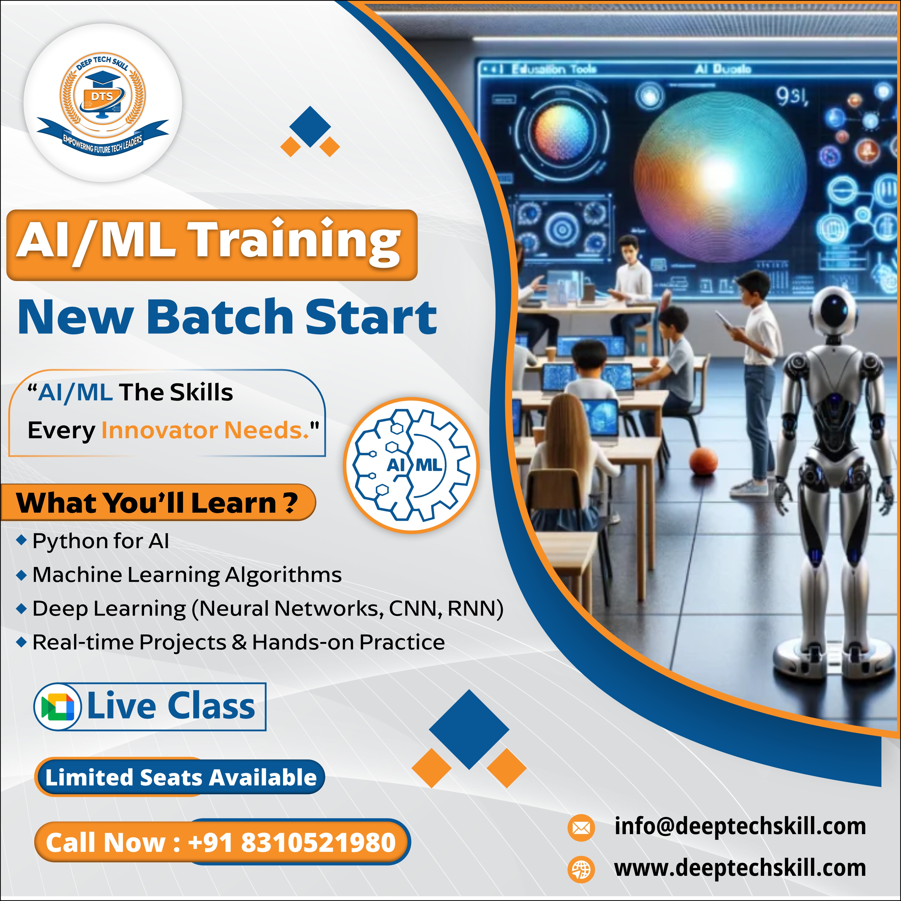 Machine Learning Training Course: Make your career in AI and Data Science